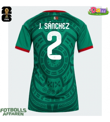 Mexiko Jorge Sanchez #2 Hemmatröja Kvinnor VM 2026 Kortärmad